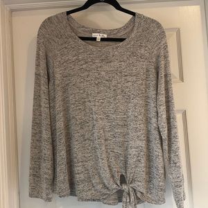 Women’s long sleeve tan / brown knit top size L